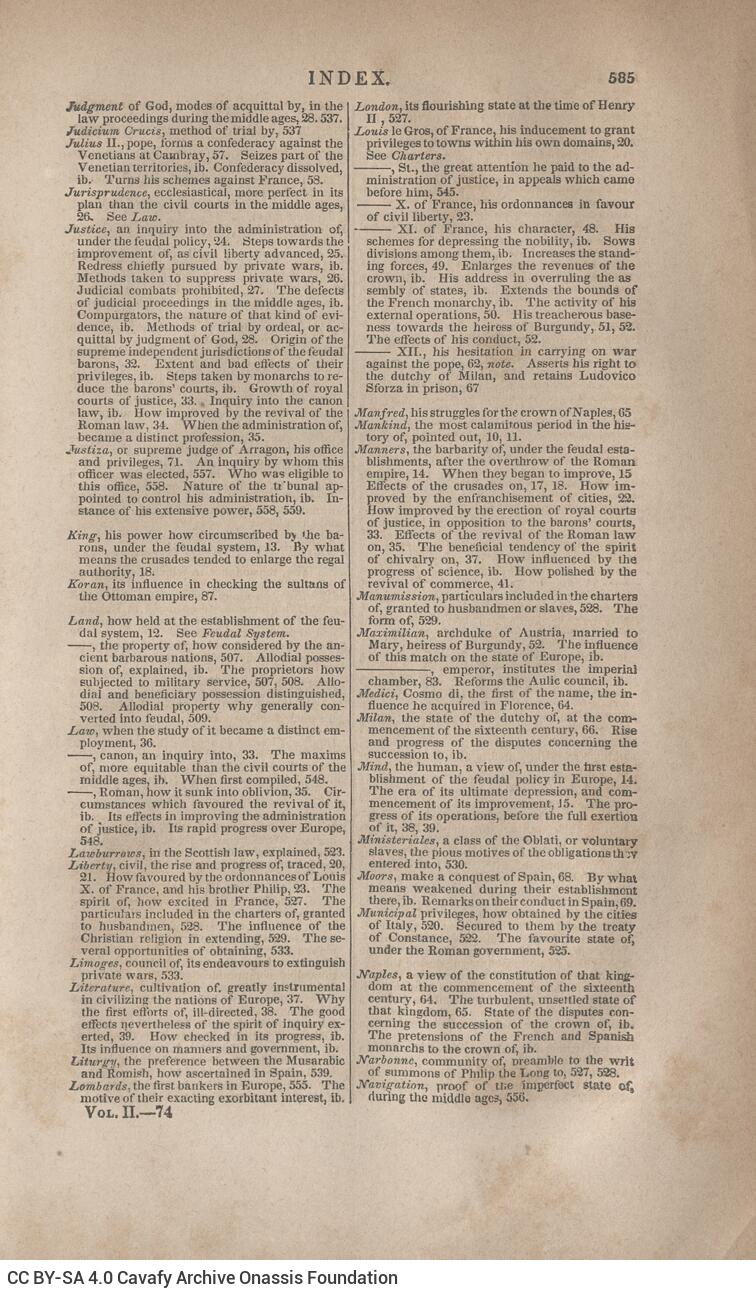 23 x 14,5 εκ. 6 σ. χ.α. + 643 σ. + 6 σ. χ.α., όπου στο φ. 1 με μαύρο μελάνι η υπογραφή